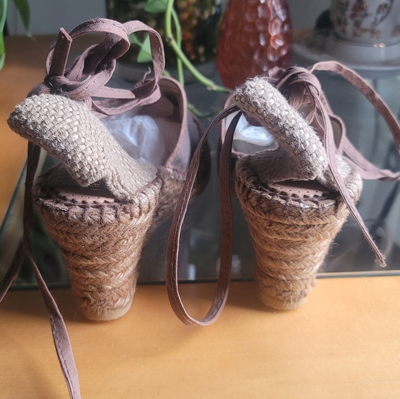 james oliver Jute Espadrille Wedges - Picture 4 of 11
